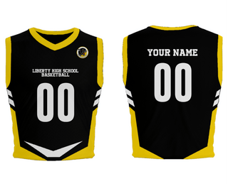 Mens Basketball Jersey, Liberty High School Basketball, Women's Basketball, Teamtime, Team time, sublimation, custom sports apparel, team uniforms, spirit wear, spiritwear, sports uniforms, custom shirts, team store, custom team store, fundraiser sports, apparel fundraiser
