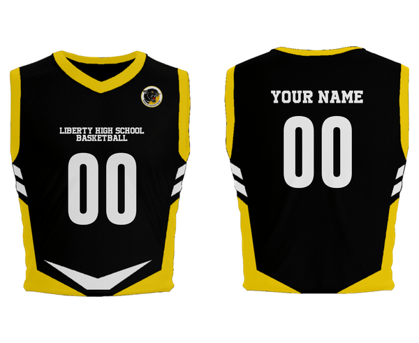 Mens Basketball Jersey, Liberty High School Basketball, Women's Basketball, Teamtime, Team time, sublimation, custom sports apparel, team uniforms, spirit wear, spiritwear, sports uniforms, custom shirts, team store, custom team store, fundraiser sports, apparel fundraiser