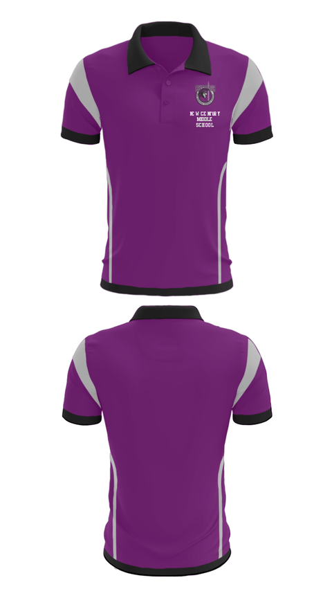 Short Sleeve Performance Polo, New Century Middle School, Spirit Store, Teamtime, Team time, sublimation, custom sports apparel, team uniforms, spirit wear, spiritwear, sports uniforms, custom shirts, team store, custom team store, fundraiser sports, apparel fundraiser