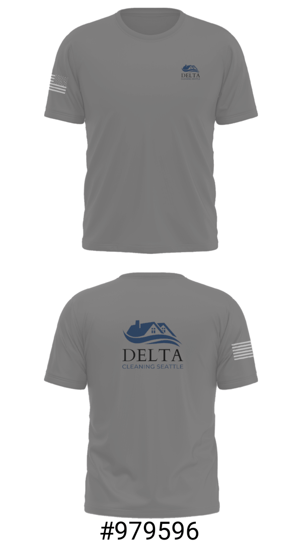 Short Sleeve Performance Shirt, Delta cleaning LLC, , Teamtime, Team time, sublimation, custom sports apparel, team uniforms, spirit wear, spiritwear, sports uniforms, custom shirts, team store, custom team store, fundraiser sports, apparel fundraiser