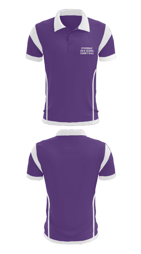 Short Sleeve Performance Polo, Stockdale High School Basketball, Women's Basketball, Teamtime, Team time, sublimation, custom sports apparel, team uniforms, spirit wear, spiritwear, sports uniforms, custom shirts, team store, custom team store, fundraiser sports, apparel fundraiser