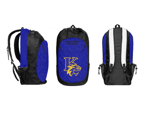 Gear Bag, Kemper County High School, Spirit Store, Teamtime, Team time, sublimation, custom sports apparel, team uniforms, spirit wear, spiritwear, sports uniforms, custom shirts, team store, custom team store, fundraiser sports, apparel fundraiser