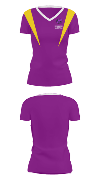 Women's Short Sleeve Vneck Shirt, Minneola High School Basketball, Men's Basketball, Teamtime, Team time, sublimation, custom sports apparel, team uniforms, spirit wear, spiritwear, sports uniforms, custom shirts, team store, custom team store, fundraiser sports, apparel fundraiser