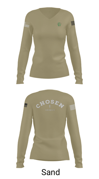 Women's Long Sleeve Vneck Shirt, Elephant, , Teamtime, Team time, sublimation, custom sports apparel, team uniforms, spirit wear, spiritwear, sports uniforms, custom shirts, team store, custom team store, fundraiser sports, apparel fundraiser