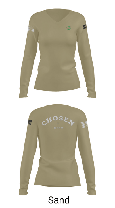 Elephant 2925539 Women's Long Sleeve V-neck Shirt - 47