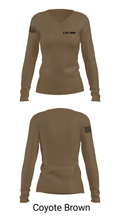 E CO 21BEB 21998530 Women's Long Sleeve V-neck Shirt - 15