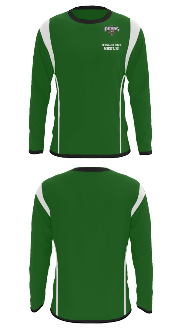 Long Sleeve Performance Shirt, Norwalk High Wrestling, Wrestling, Teamtime, Team time, sublimation, custom sports apparel, team uniforms, spirit wear, spiritwear, sports uniforms, custom shirts, team store, custom team store, fundraiser sports, apparel fundraiser