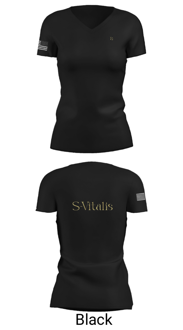 Women's Short Sleeve Vneck Shirt, S-VitalisS-Vitalis, , Teamtime, Team time, sublimation, custom sports apparel, team uniforms, spirit wear, spiritwear, sports uniforms, custom shirts, team store, custom team store, fundraiser sports, apparel fundraiser