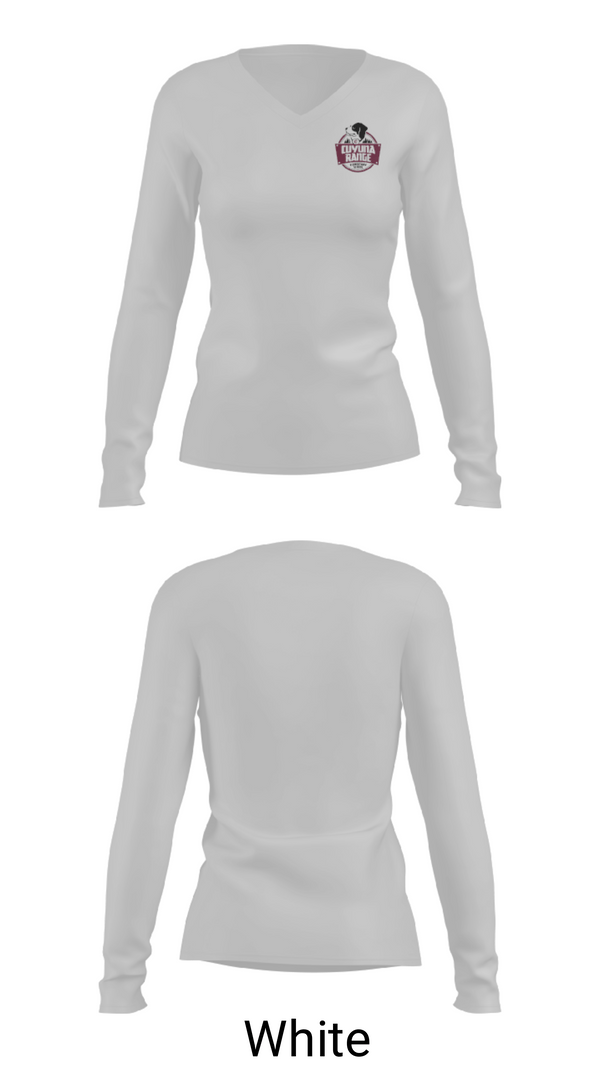 Women's Long Sleeve Vneck Shirt, Cuyuna Range Elementary School, Spirit Store, Teamtime, Team time, sublimation, custom sports apparel, team uniforms, spirit wear, spiritwear, sports uniforms, custom shirts, team store, custom team store, fundraiser sports, apparel fundraiser
