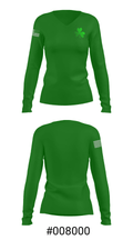 Eastpointe High School Basketball 84199427 Women's Long Sleeve V-neck Shirt - 20