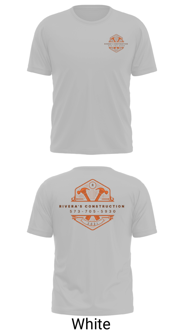Short Sleeve Performance Shirt, Rivera's Construction, , Teamtime, Team time, sublimation, custom sports apparel, team uniforms, spirit wear, spiritwear, sports uniforms, custom shirts, team store, custom team store, fundraiser sports, apparel fundraiser