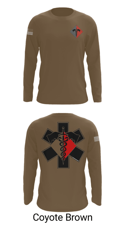MEDICS 307th AEB 3679991 Long Sleeve Performance Shirt - 11