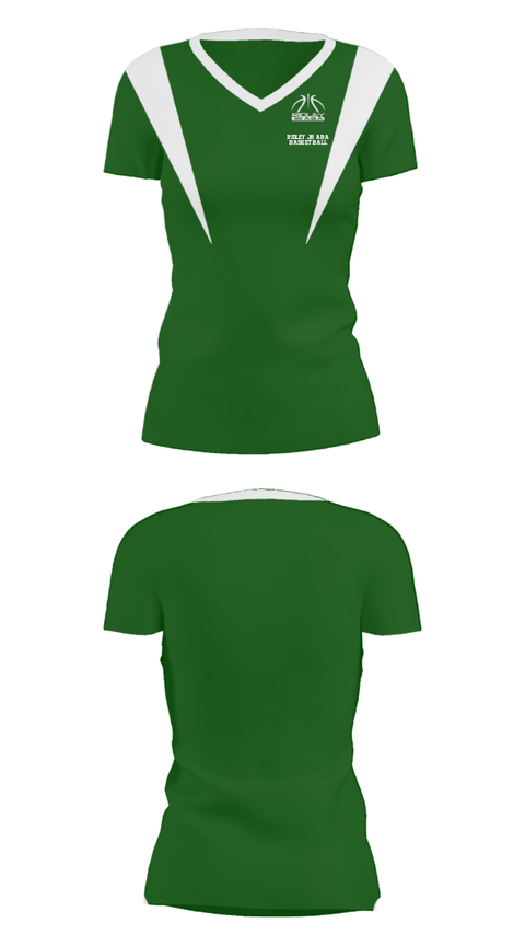 Women's Short Sleeve Vneck Shirt, Ridley Jr Aba Basketball, Men's Basketball, Teamtime, Team time, sublimation, custom sports apparel, team uniforms, spirit wear, spiritwear, sports uniforms, custom shirts, team store, custom team store, fundraiser sports, apparel fundraiser