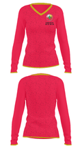 RAMAPOUGHS NATIVE NATION 20469429 Women's Long Sleeve V-neck Shirt - 33