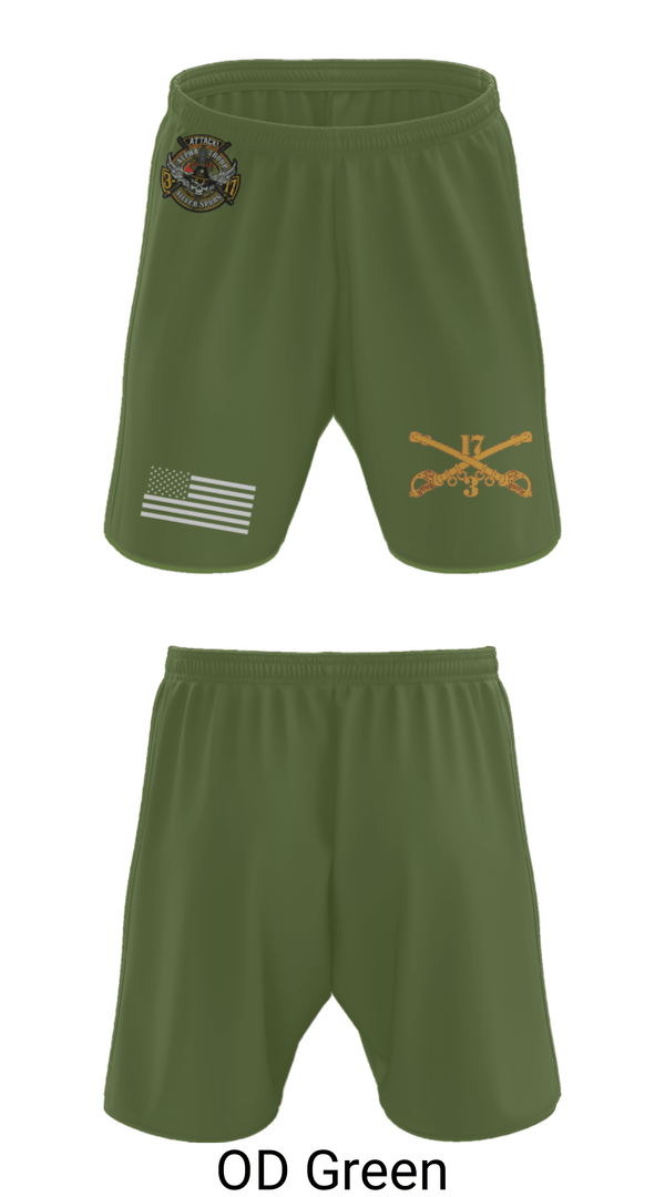 Athletic Shorts With Pockets, A/3-17 ACS, Army, Teamtime, Team time, sublimation, custom sports apparel, team uniforms, spirit wear, spiritwear, sports uniforms, custom shirts, team store, custom team store, fundraiser sports, apparel fundraiser