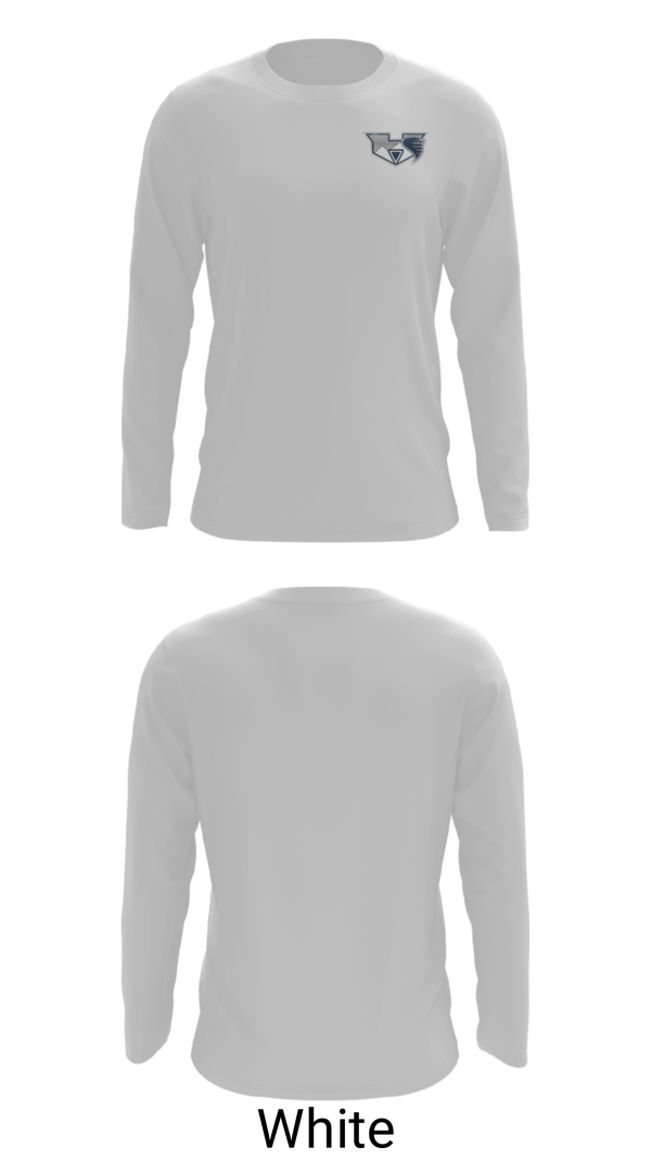 Long Sleeve Performance Shirt, Hornedo Middle School Volleyball, Women's Volleyball, Teamtime, Team time, sublimation, custom sports apparel, team uniforms, spirit wear, spiritwear, sports uniforms, custom shirts, team store, custom team store, fundraiser sports, apparel fundraiser