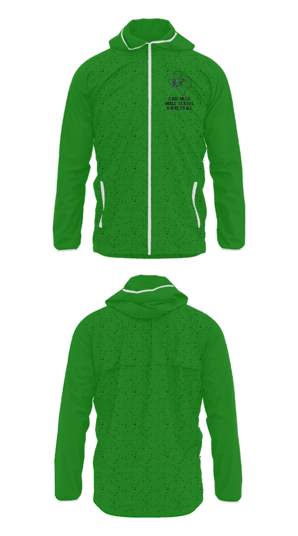 Windbreaker, Caddo Mills Middle School Basketball, Men's Basketball, Teamtime, Team time, sublimation, custom sports apparel, team uniforms, spirit wear, spiritwear, sports uniforms, custom shirts, team store, custom team store, fundraiser sports, apparel fundraiser