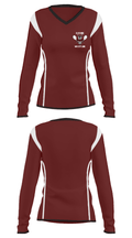 Bayonne High School Wrestling 48956156 Women's Long Sleeve V-neck Shirt - 33