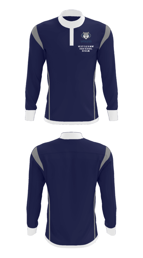 Quarter Zip Jacket, West Clermont High School Bowling, Bowling, Teamtime, Team time, sublimation, custom sports apparel, team uniforms, spirit wear, spiritwear, sports uniforms, custom shirts, team store, custom team store, fundraiser sports, apparel fundraiser