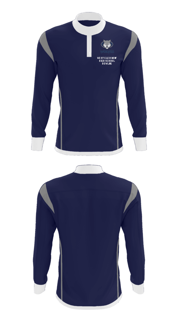 Quarter Zip Jacket, West Clermont High School Bowling, Bowling, Teamtime, Team time, sublimation, custom sports apparel, team uniforms, spirit wear, spiritwear, sports uniforms, custom shirts, team store, custom team store, fundraiser sports, apparel fundraiser