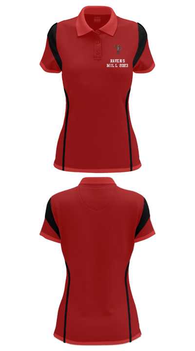 Ravens mill 2023 35032688 Women's Short Sleeve Performance Polo  - 26