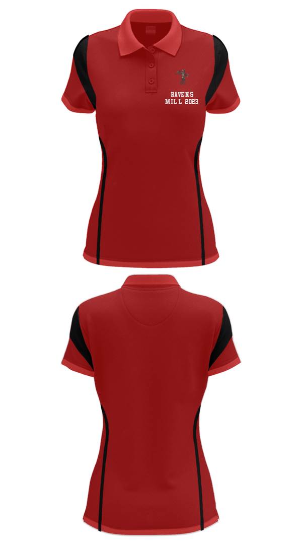 Women's Short Sleeve Performance Polo, Ravens mill 2023, , Teamtime, Team time, sublimation, custom sports apparel, team uniforms, spirit wear, spiritwear, sports uniforms, custom shirts, team store, custom team store, fundraiser sports, apparel fundraiser