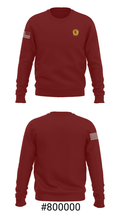 Stanton County High School Wrestling 3993348 Crew Neck Sweatshirt - 16