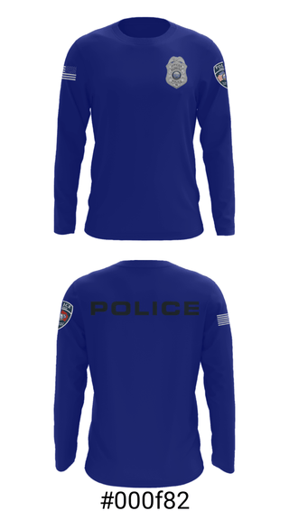 Long Sleeve Performance Shirt, , Police, Teamtime, Team time, sublimation, custom sports apparel, team uniforms, spirit wear, spiritwear, sports uniforms, custom shirts, team store, custom team store, fundraiser sports, apparel fundraiser
