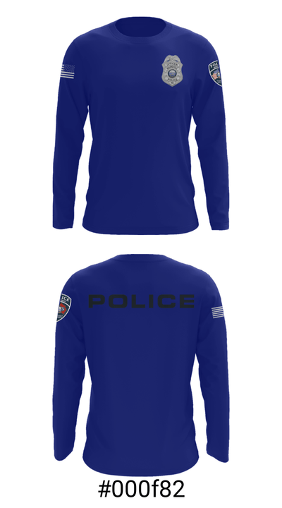 Nolensville Police Dept 20889239 Long Sleeve Performance Shirt - 3