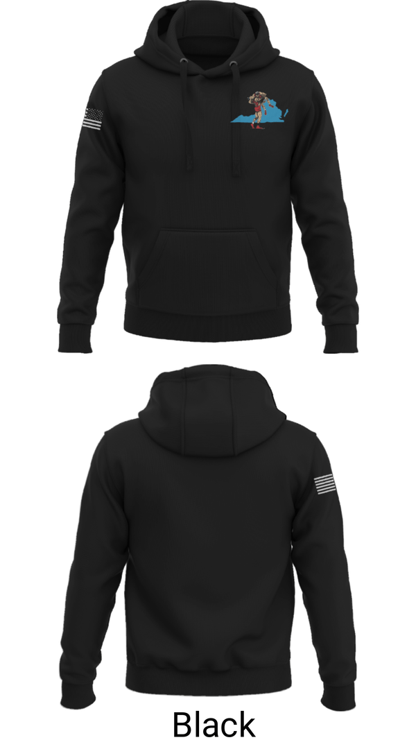 Hoodie, Virginia Challenge Wrestling Association, Wrestling, Teamtime, Team time, sublimation, custom sports apparel, team uniforms, spirit wear, spiritwear, sports uniforms, custom shirts, team store, custom team store, fundraiser sports, apparel fundraiser