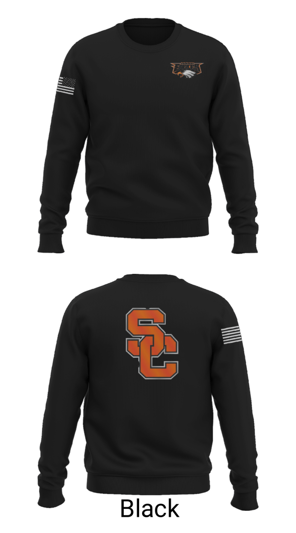 Crew Neck Sweatshirt, South Charleston High School Wrestling, Wrestling, Teamtime, Team time, sublimation, custom sports apparel, team uniforms, spirit wear, spiritwear, sports uniforms, custom shirts, team store, custom team store, fundraiser sports, apparel fundraiser