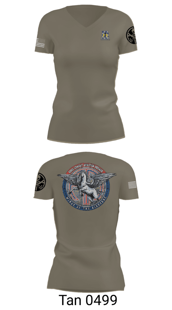 Women's Short Sleeve Vneck Shirt, , Army, Teamtime, Team time, sublimation, custom sports apparel, team uniforms, spirit wear, spiritwear, sports uniforms, custom shirts, team store, custom team store, fundraiser sports, apparel fundraiser