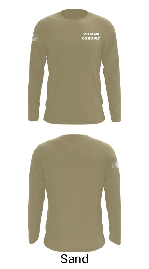 Long Sleeve Performance Shirt, 591st MP CO HQ PLT, Army, Teamtime, Team time, sublimation, custom sports apparel, team uniforms, spirit wear, spiritwear, sports uniforms, custom shirts, team store, custom team store, fundraiser sports, apparel fundraiser