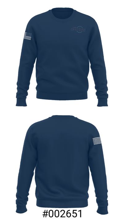 Lima Christian School 24277331 Crew Neck Sweatshirt - 16