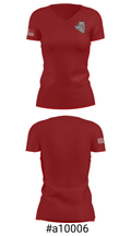 Bentley Junior High School Basketball 11856513 Women's Short Sleeve V-neck Shirt - 21