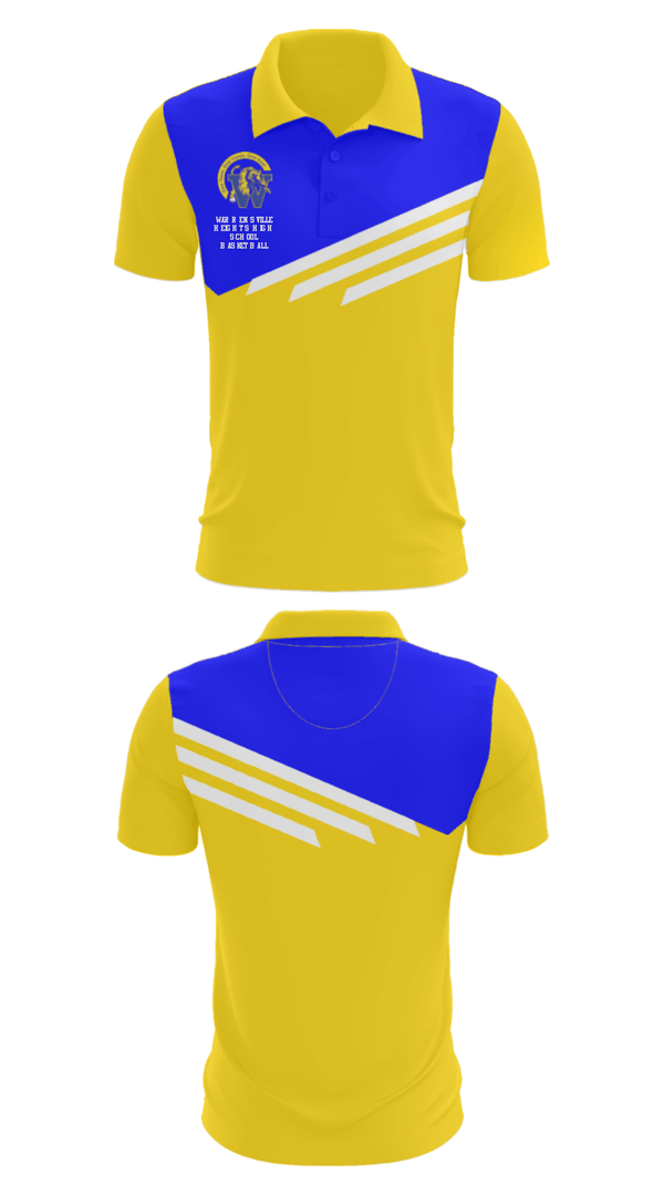 Short Sleeve Performance Polo, Warrensville Heights High School Basketball, Women's Basketball, Teamtime, Team time, sublimation, custom sports apparel, team uniforms, spirit wear, spiritwear, sports uniforms, custom shirts, team store, custom team store, fundraiser sports, apparel fundraiser