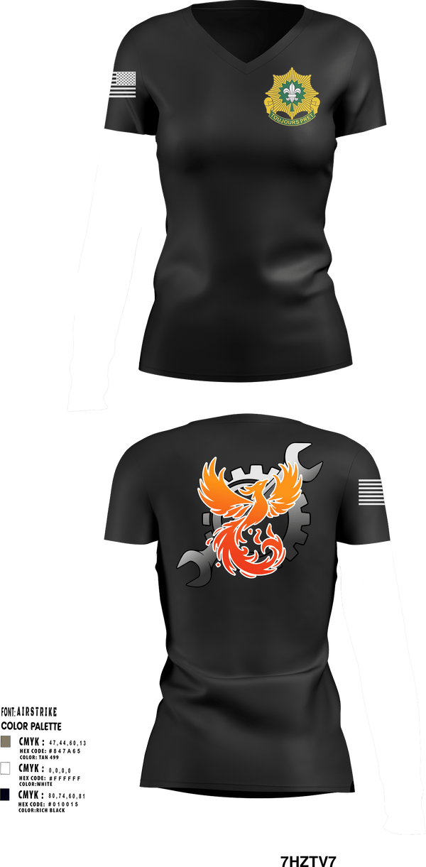 Women's Short Sleeve Vneck Shirt, Phoenix battery, Army, Teamtime, Team time, sublimation, custom sports apparel, team uniforms, spirit wear, spiritwear, sports uniforms, custom shirts, team store, custom team store, fundraiser sports, apparel fundraiser