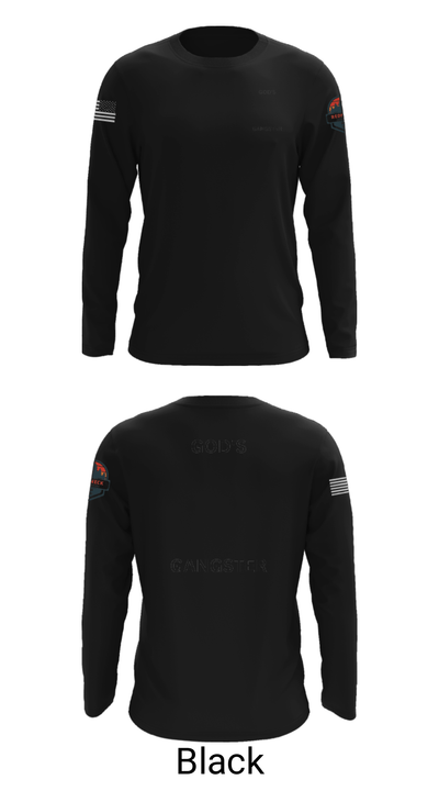 GOD'S GANGSTER 5799202 Long Sleeve Performance Shirt - 19
