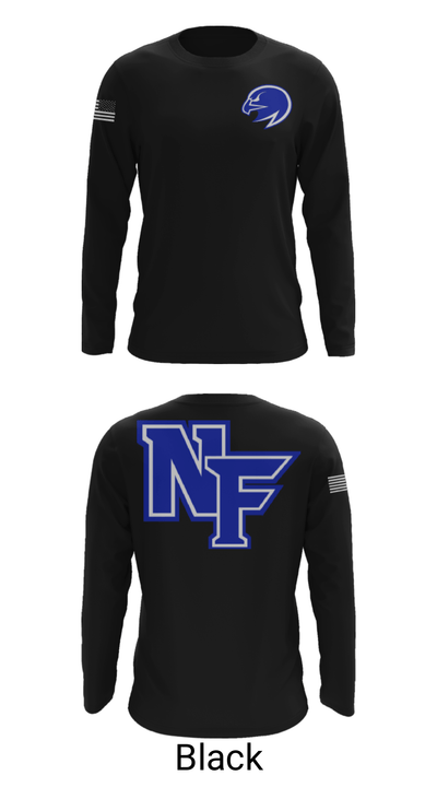 North Forney High School Basketball 14770415 Long Sleeve Performance Shirt - 11
