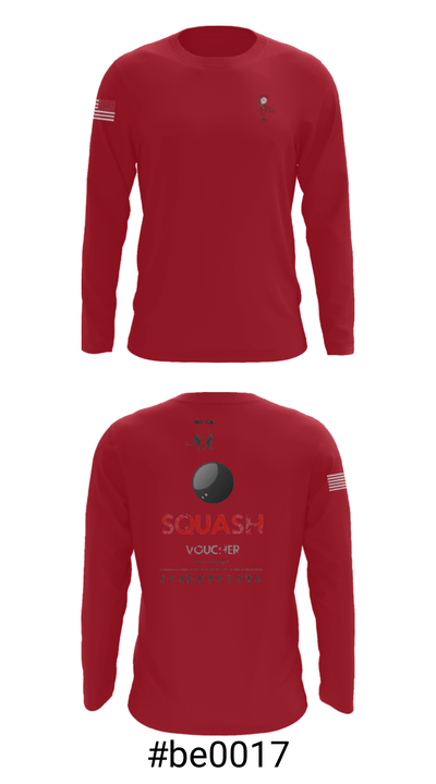 Cambridge Squash 43033891 Long Sleeve Performance Shirt - 18