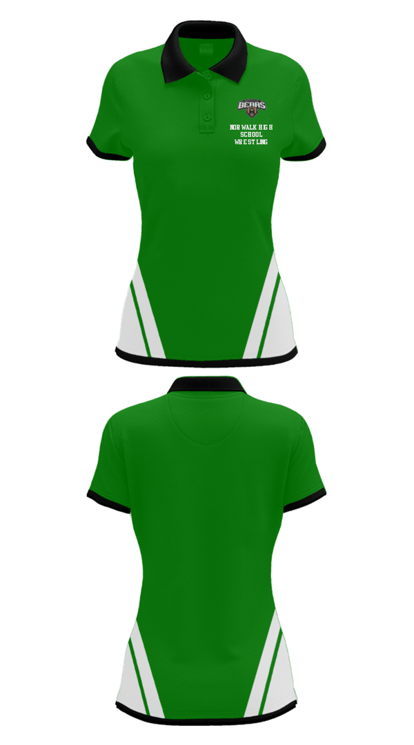 Women's Short Sleeve Performance Polo, Norwalk High School Wrestling, Wrestling, Teamtime, Team time, sublimation, custom sports apparel, team uniforms, spirit wear, spiritwear, sports uniforms, custom shirts, team store, custom team store, fundraiser sports, apparel fundraiser