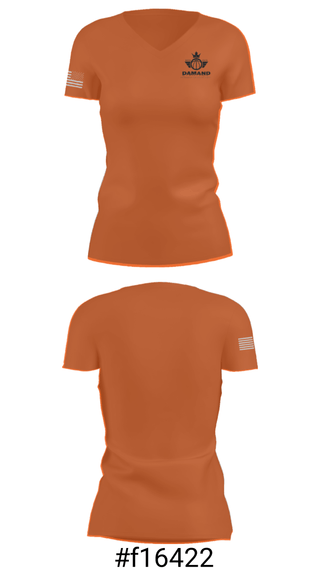 Women's Short Sleeve Vneck Shirt, Damand Basketball, Men's Basketball, Teamtime, Team time, sublimation, custom sports apparel, team uniforms, spirit wear, spiritwear, sports uniforms, custom shirts, team store, custom team store, fundraiser sports, apparel fundraiser