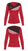 EOLdaBRAND 69955079 Women's Long Sleeve V-neck Shirt - 25