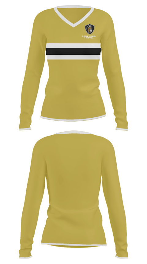 Women's Long Sleeve Vneck Shirt, Italy High School Basketball, Women's Basketball, Teamtime, Team time, sublimation, custom sports apparel, team uniforms, spirit wear, spiritwear, sports uniforms, custom shirts, team store, custom team store, fundraiser sports, apparel fundraiser