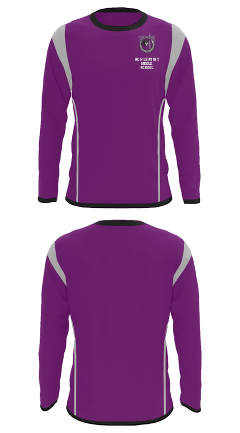 Long Sleeve Performance Shirt, New Century Middle School, Spirit Store, Teamtime, Team time, sublimation, custom sports apparel, team uniforms, spirit wear, spiritwear, sports uniforms, custom shirts, team store, custom team store, fundraiser sports, apparel fundraiser