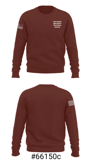 Crew Neck Sweatshirt, Savannah Adventist Christian School, Spirit Store, Teamtime, Team time, sublimation, custom sports apparel, team uniforms, spirit wear, spiritwear, sports uniforms, custom shirts, team store, custom team store, fundraiser sports, apparel fundraiser