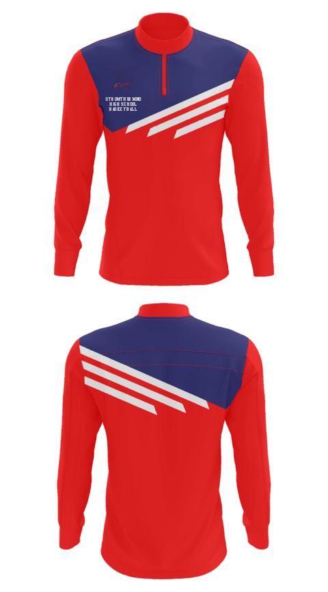 Quarter Zip Jacket, Strom Thurmond High School Basketball, Women's Basketball, Teamtime, Team time, sublimation, custom sports apparel, team uniforms, spirit wear, spiritwear, sports uniforms, custom shirts, team store, custom team store, fundraiser sports, apparel fundraiser