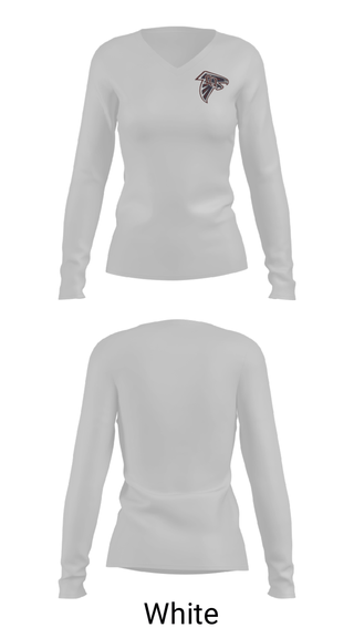 Women's Long Sleeve Vneck Shirt, La Quinta High School Basketball, Men's Basketball, Teamtime, Team time, sublimation, custom sports apparel, team uniforms, spirit wear, spiritwear, sports uniforms, custom shirts, team store, custom team store, fundraiser sports, apparel fundraiser