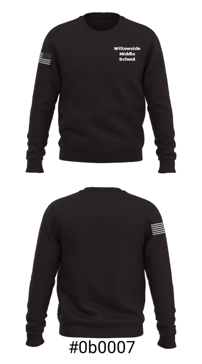 Willowside Middle School 14693352 Crew Neck Sweatshirt - 16