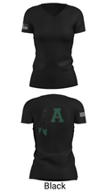 Avon Central High School Basketball 61506869 Women's Short Sleeve V-neck Shirt - 14